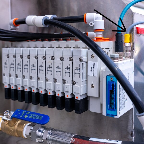 9ft Turk 4 Amp M12 IP68 power cable